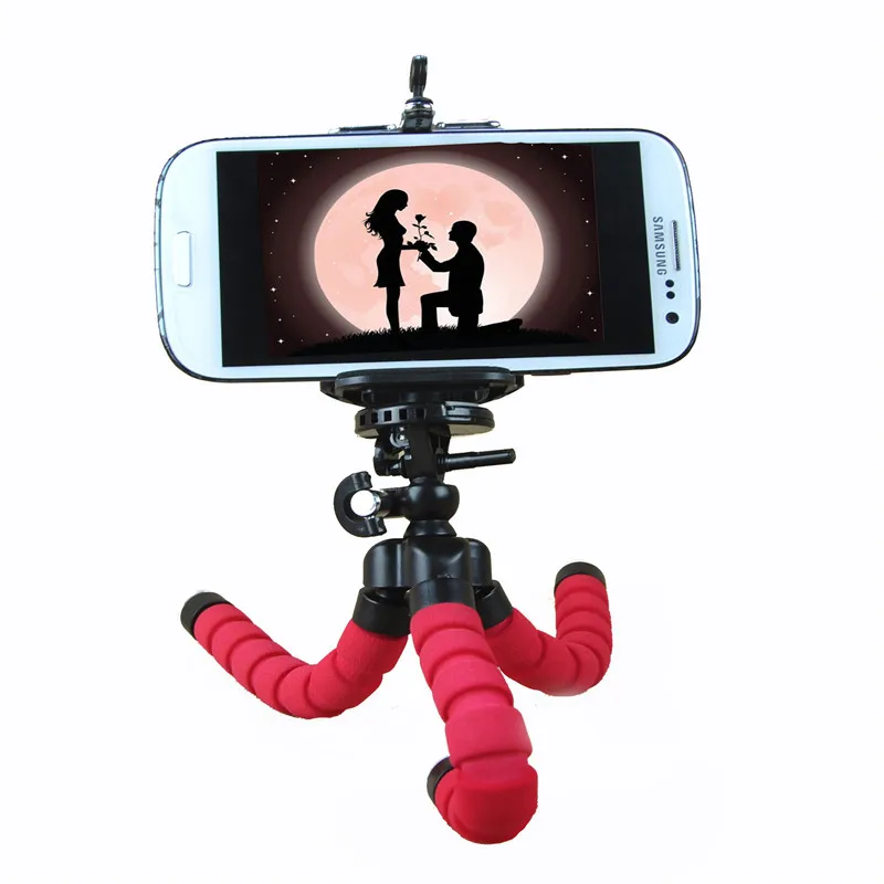 

Mini Flexible Sponge Octopus Tripod for iPhone Samsung Xiaomi Huawei Mobile Phone Smartphone Tripod for Gopro Camera Accessory