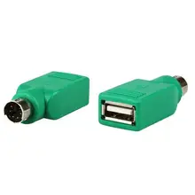 2Pcs USB Female to Male Adapter Converter for PS2 PS/2 Computer Keyboard Mouse Mice Dropshipping