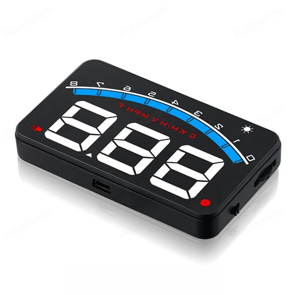 Digital Speedmeter M6 Car head up display HD 3 inch Smart With OBD2 and