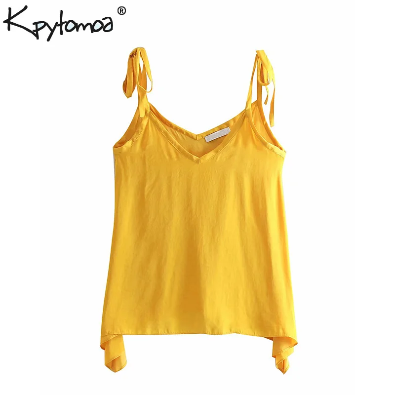 

Vintage Chic Soft Touch Bow Tie Strap Tops Women Blouses 2019 Fashion Sleeveless Backless Ladies Shirts Casual Blusas Mujer