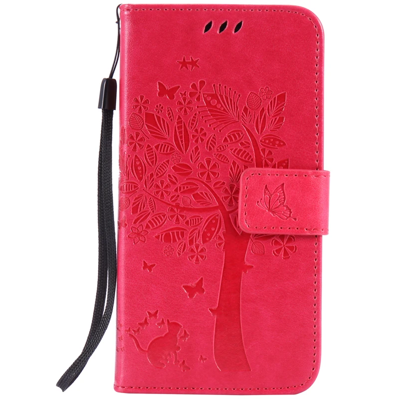 AIYINGE Wallet Style Phone Case Flip Card Slots Cell Cover For Huawei Honor 4A / Y6 Dual-SIM 5&quot | Мобильные телефоны и
