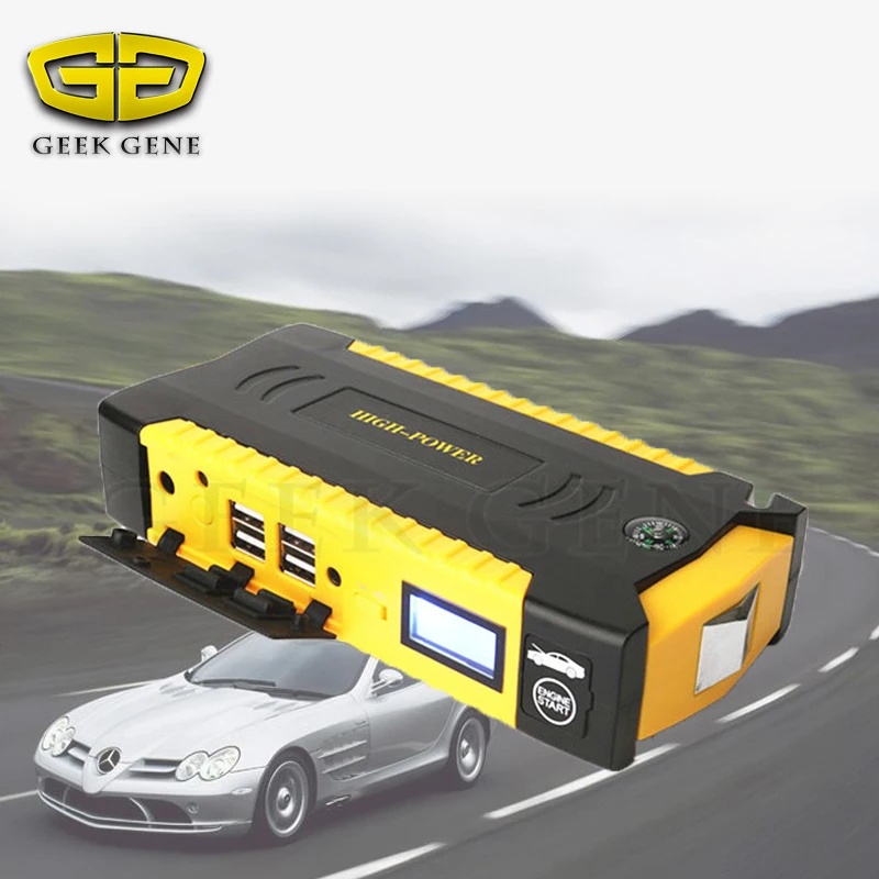 

2019 New Jump Starter Yellow 16000mAh High Power 12V Starting Device 600A Car Portable Power Bank Battery Booster Car Charger