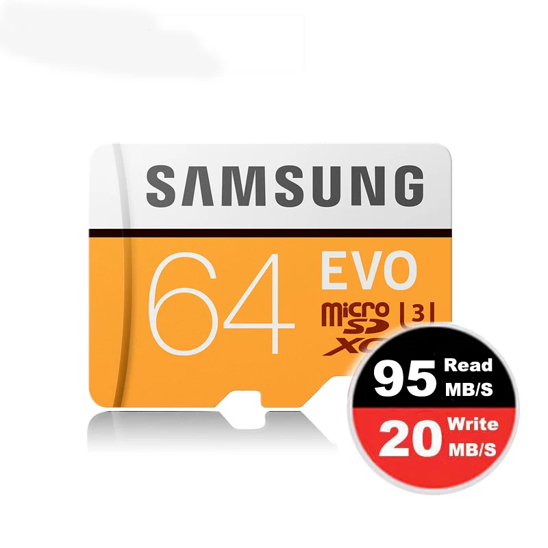 Дешевый SAMSUNG карта памяти MicroSD 64 ГБ EVO Карты Памяти Micro SD Карты SDXC 48 М с водонепроницаемый C10 TF Trans Flash Микро Карты Для Samsung S3s4 j1j3j5