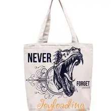 Joyloading дом Креативный мультфильм Динозавр дизайн многоразовые для бакалейный продуктов туристы хозяйственная сумка на молнии Складная Сумка