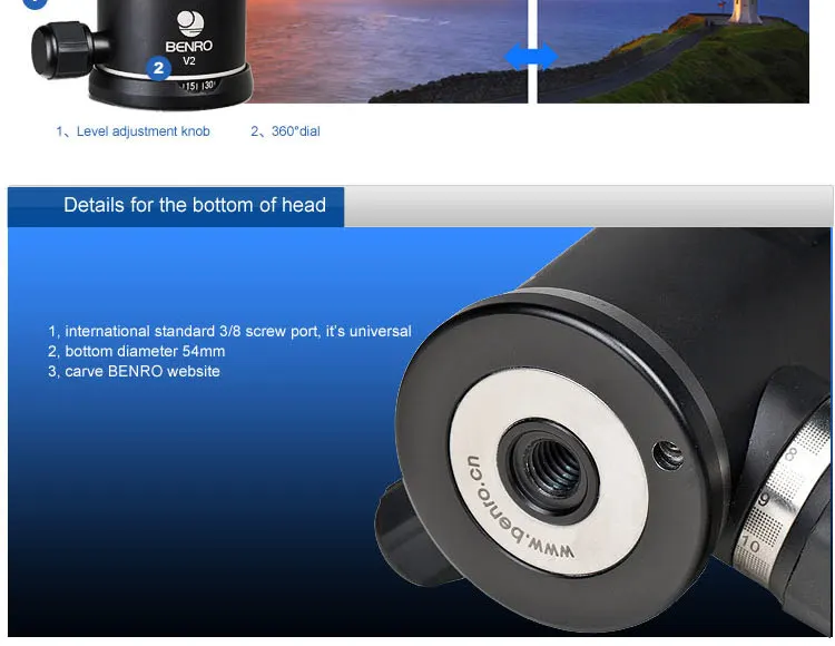 Benro C2692TV2 Tripod 12