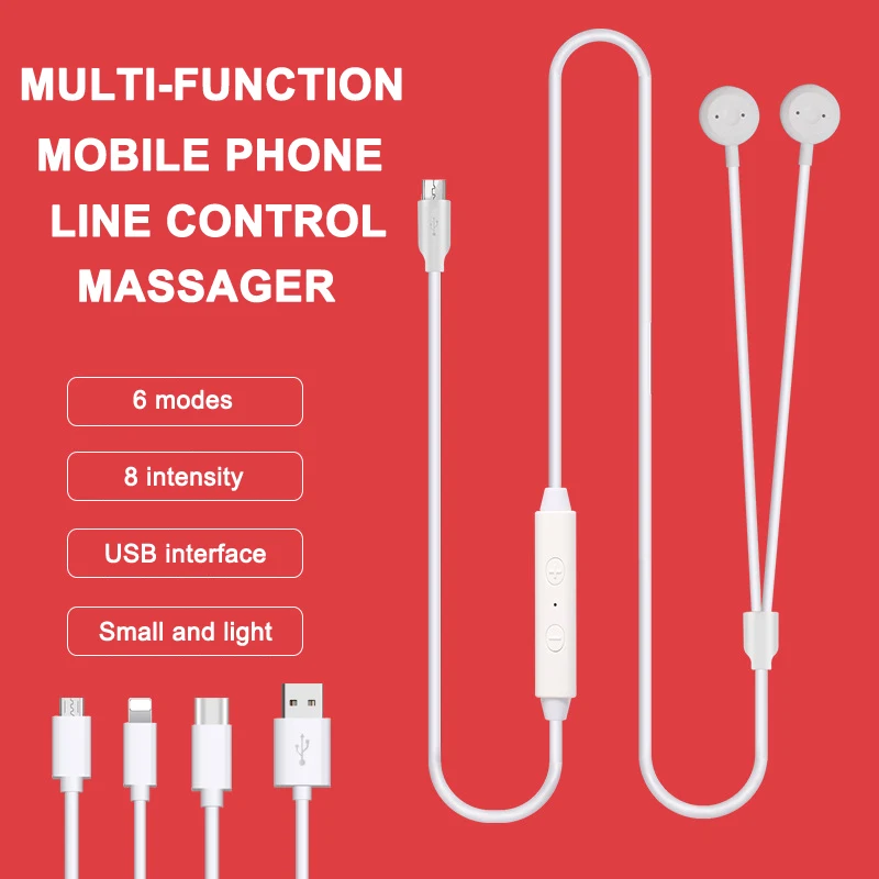 

Multifunctional Massager Mobile Phone Wire-Control Massage Device for Whole Body can CSV