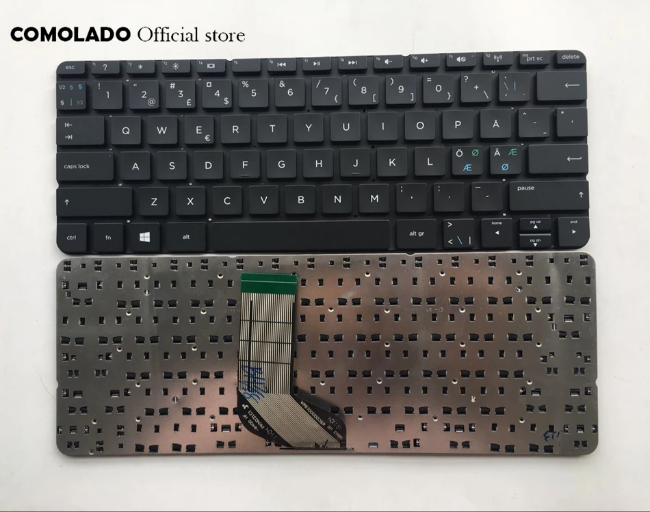 ND Nordic laptop Keyboard For HP ENVY X2 11-G000 X2 11-G100 black without frame keyboard ND Layout
