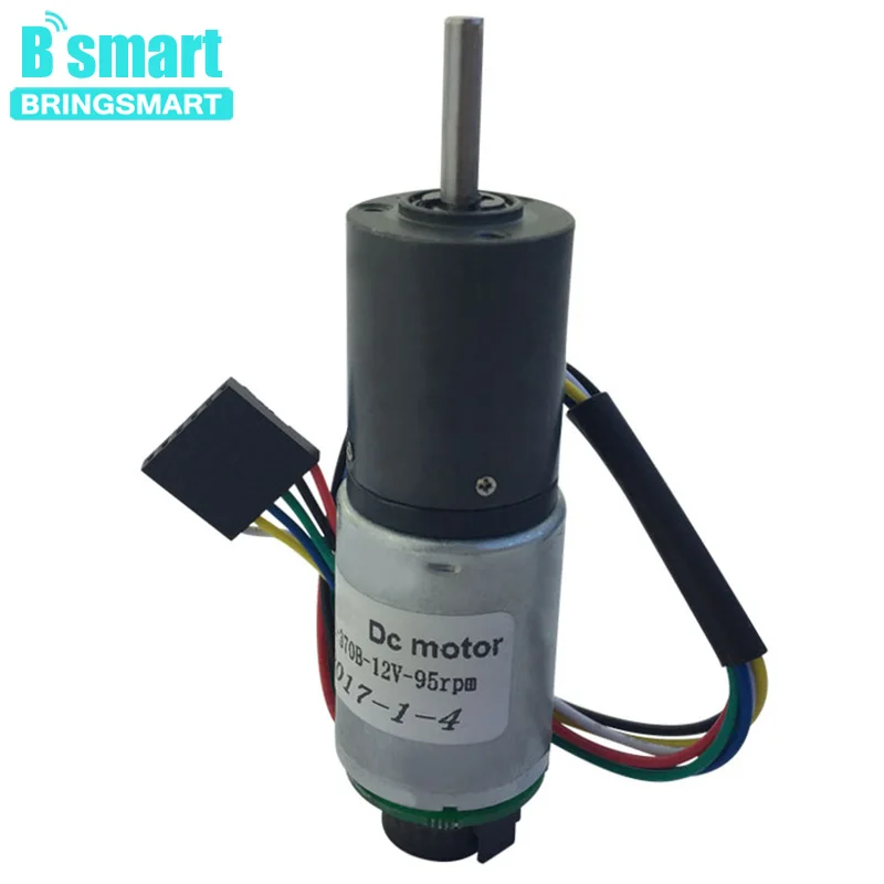 

Bringsmart PG22-370B Planetary Reducer 12V 95rpm Encoder DC Motor Gear Electrical Machinery Mini Speed Reduction Motor Encoder