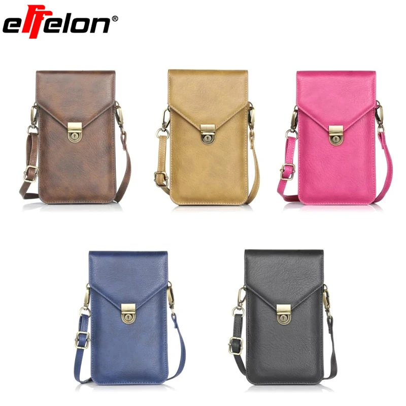 imágenes para Effelon Para el iphone 5 6 s plus para Huawei/ZTE 6.3 "Universal de Cuero de LA PU Carpeta de La Bolsa Del Bolso de Hombro Bolsillo Del Teléfono Correa para el Cuello imágenes para Effelon Para el iphone 5 6 s plus para Huawei/ZTE 6.3 "Universal de Cuero de LA PU Carpeta de La Bolsa Del Bolso de Hombro Bolsillo Del Teléfono Correa para el Cuello