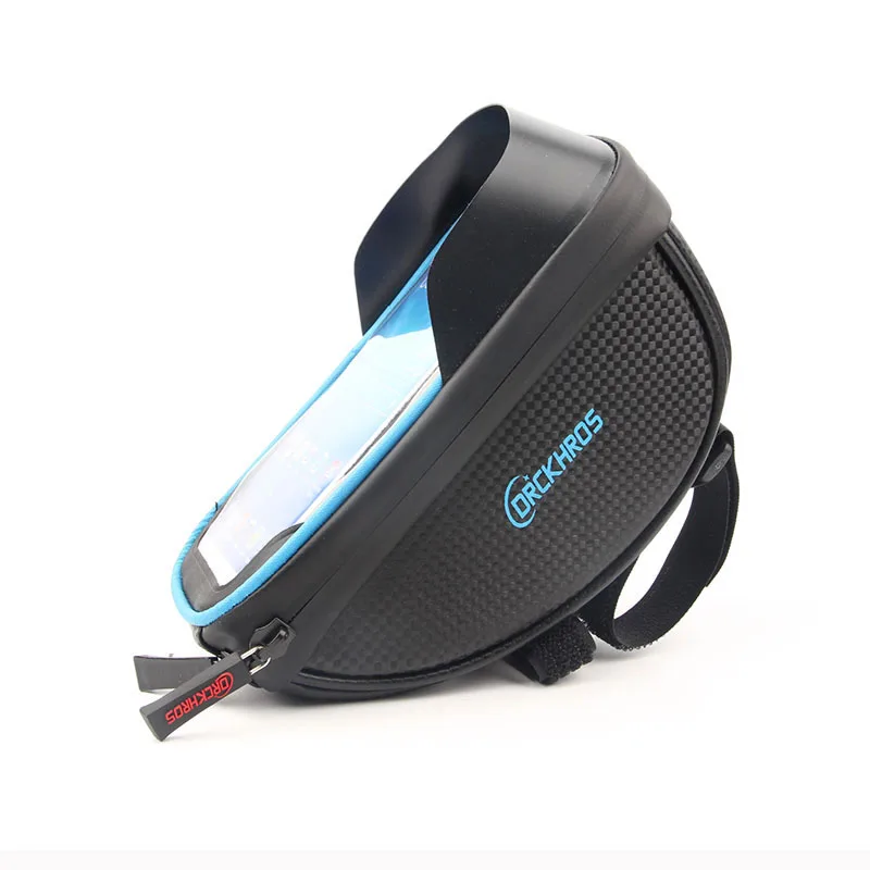 Top Bike Frame Front Handlebar Bag Cycling Riding Bag Pannier Smartphone GPS Touch Screen Case Bike Bicycle Accessories 3 Colors 4
