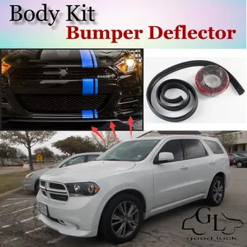 

Bumper Lip Deflector Lips For Dodge Durango MK3 2011~2015 Front Spoiler Skirt For TG Friends Car Tuning View / Body Kit / Strip