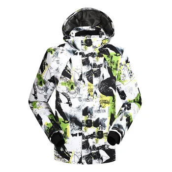 

Winter ski jacket men sportsman wear waterproof windproof snowboard coat for male mountain Down jacket super warm -30degree
