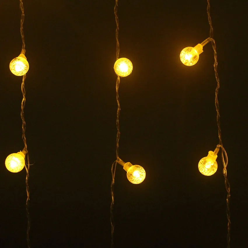 3mx1m 150 led Icicle Curtain Fairy String Light for Home bedroom Holiday Christmas wedding Party Xmas drop 1m 8 modes with balls 3mx1m 150 led Icicle Curtain Fairy String Light for Home bedroom Holiday Christmas wedding Party Xmas drop 1m 8 modes with balls