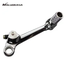 MALUOKASA Motorcycle Aluminum Gear Shifter Shift Lever For Honda CBR 600/F4 1999 2000 CBR600 Dirt Bike Black Chrome Foot Pedal
