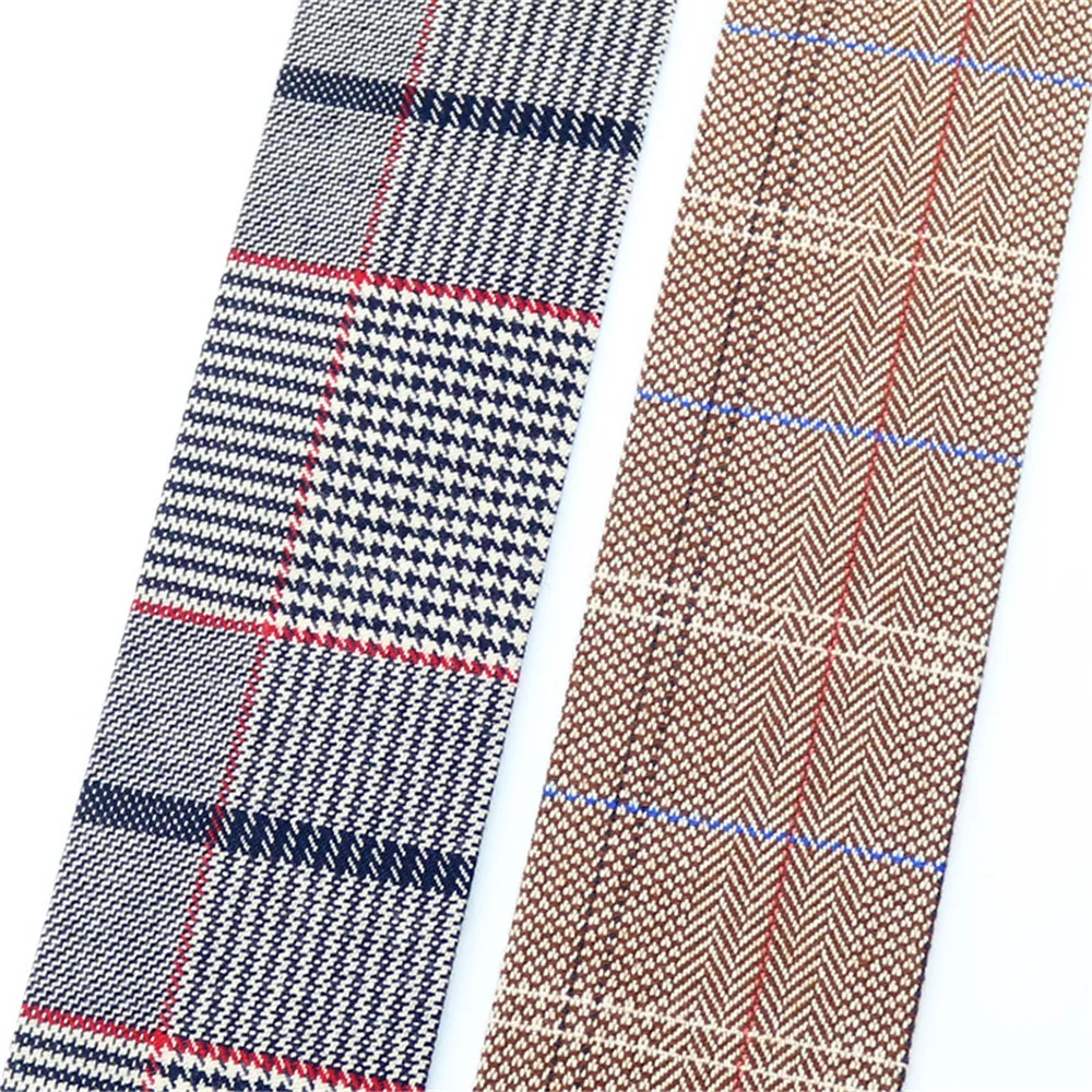 

Kewgarden 30mm 3cm Plaid Layering Cloth Ribbons DIY Bowknot Accessories Riband Handmade Tape Ribbon 3m/lot