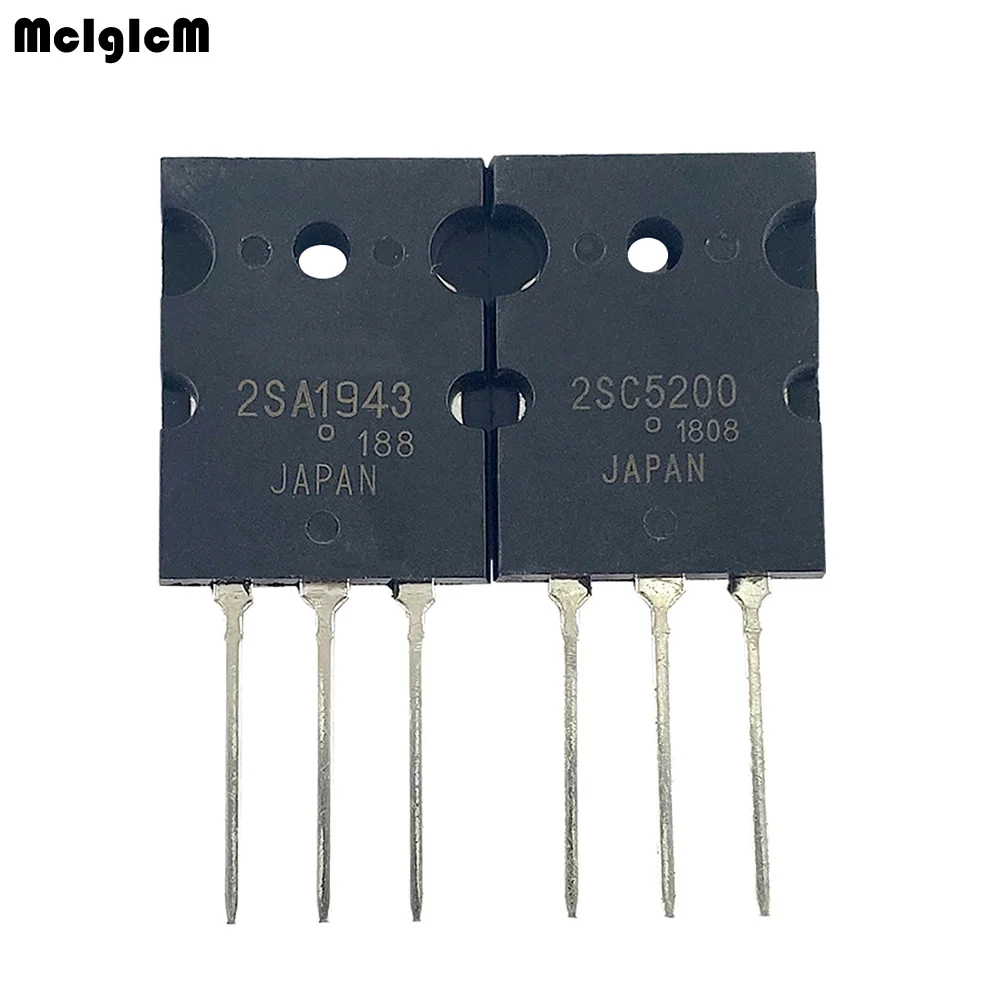 

6pcs/lot 2sc5200 2sa1943 a1943 c5200 audio pair tube 3pcs 2sc5200 + 3pcs 2sa1943 TO-3P