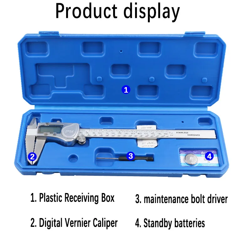 150/200/300 мм электронный цифровой штангенциркуль с нониусом IP54 Водонепроницаемость измерительный инструмент Водонепроницаемый Нержавеющая сталь суппорт