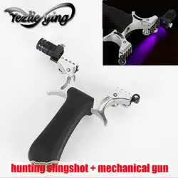 Открытый бутик Охота Slingshot + механический пистолет, направленный для охоты съемки рогатки, высокое качество