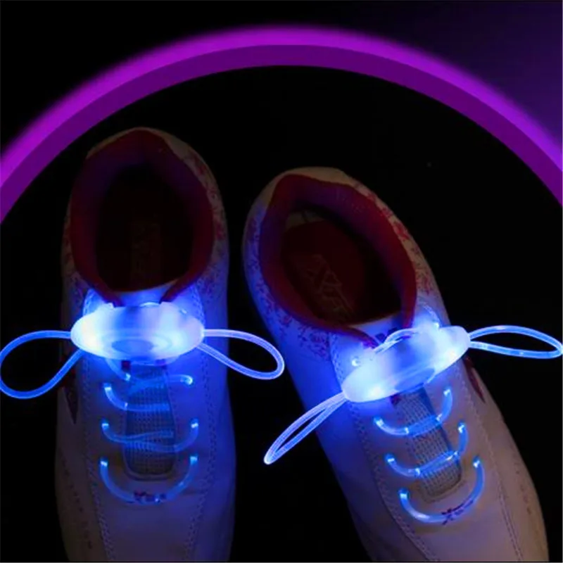 زي المصابيح Led الرقص البيع المباشر عرس الحسنات 6 أزواج رياضة أربطة الحذاء وامض النيون أربطة أحذية ل حذاء رياضة اكسسوارات