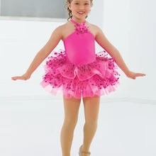 Прямые продажи гимнастический трико Новая международная торговля Женская балетная одежда и танцевальное шоу одежда Костюмы милая пачка