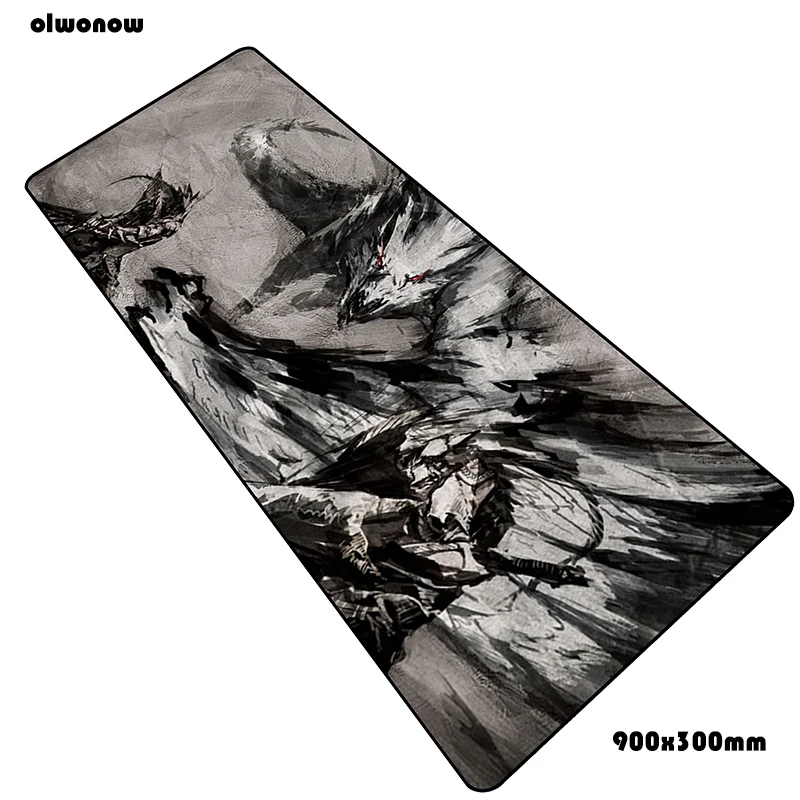 Monster hunter коврик для мыши 900x300x3 мм красивый игровой коврик для мыши большая клавиатура Коврик для мыши - Цвет: Size 900x300x3mm