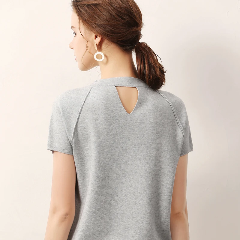 Litvriyh summer lady knitted top female pullover thin short women sweaters and pullovers female jumper sleeveless 19 pull femme