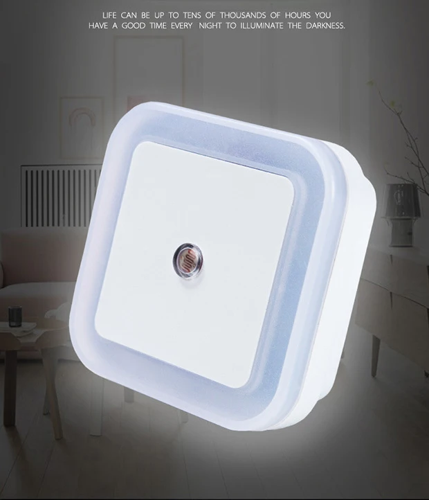 Baby LED night light auto with sensor lamp control 220V EU plug wall lights bedside lamps Backlight for toilet (3)