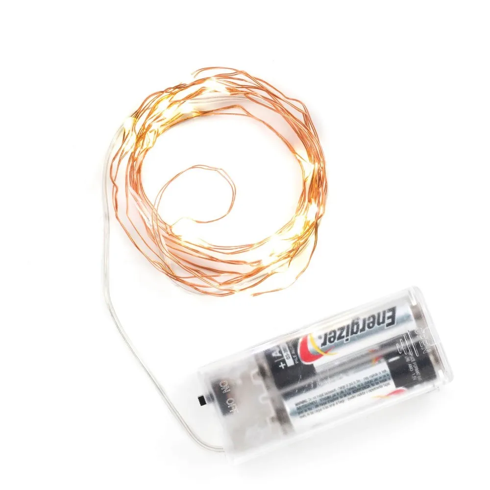 

5M 50 LED Copper Wire Fairy String Lights Battery Operated for Xmas Garland Party Wedding Decoration Christmas