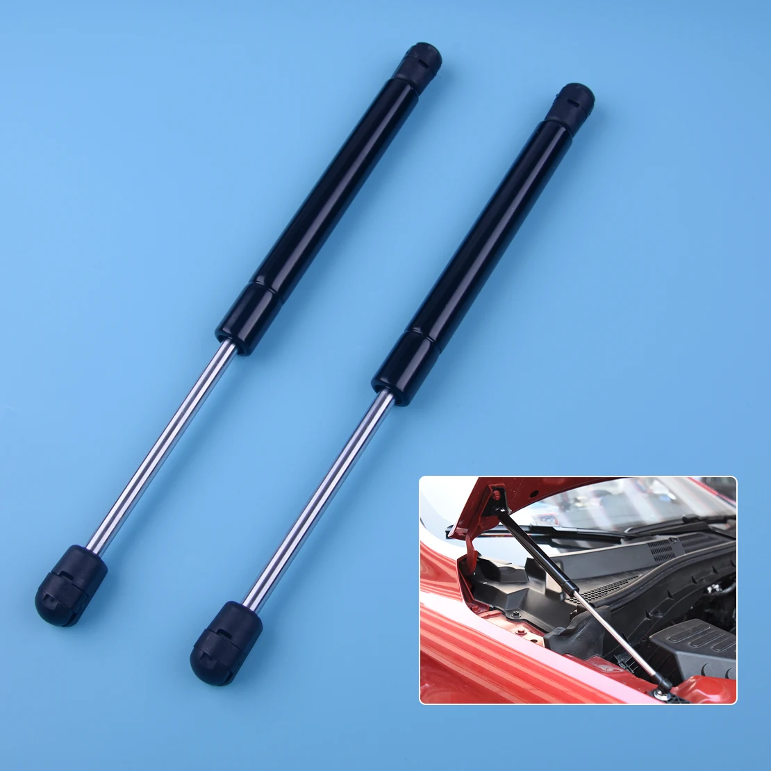 

CITALL 2pcs Front Bonnet Hood Lift Support Shock Spring Gas Strut Rod for Jeep Grand Cherokee 1999 2000 2001 2002 2003 2004