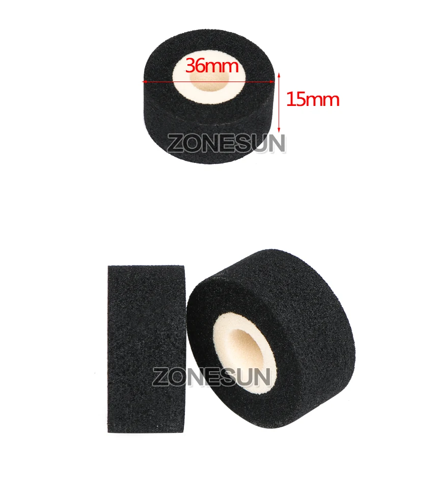 ZONESUN Black Hot Printing Ink Roll for MY-380F Date Coding Machine