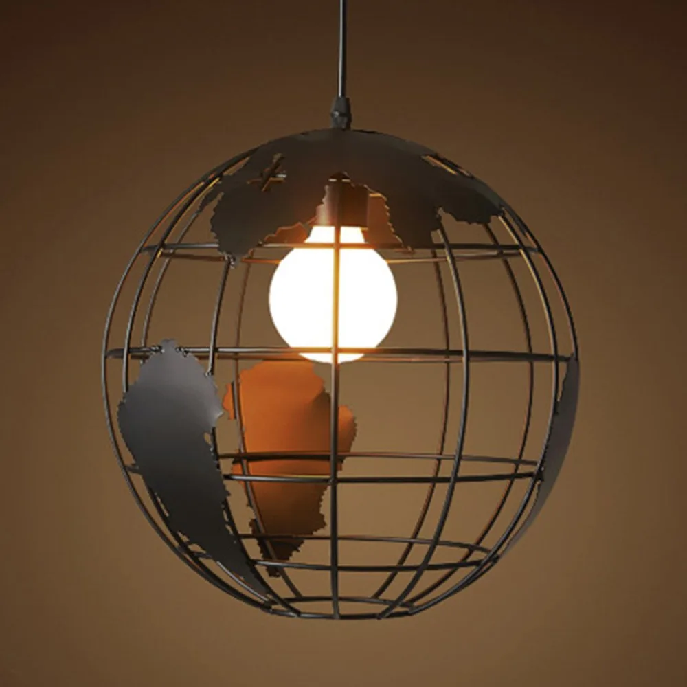 

Creative Iron Creative Modern Globe Chandelier With 7w Warm Led Bulb 30cm/single Head Home Hotel Decoration