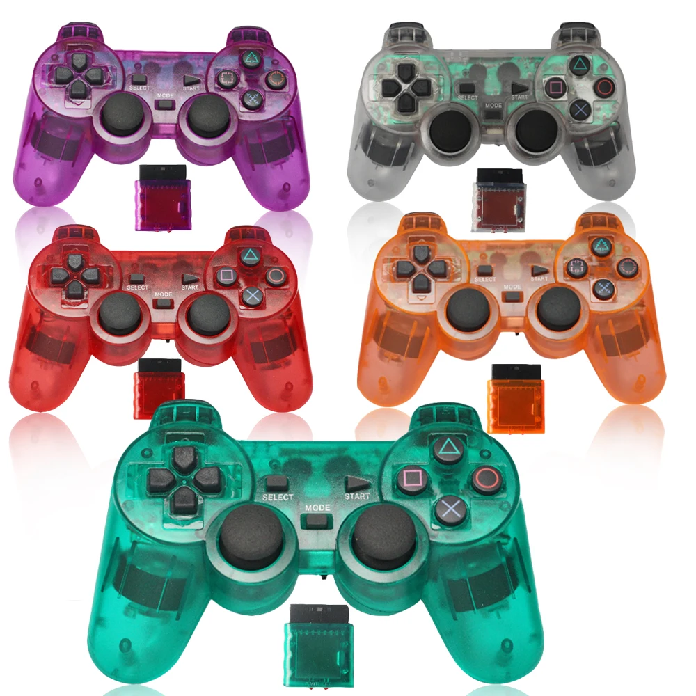 

2.4G Wireless Gamepad for Sony Playstation 2 Controller for PS2 Console Joystick Double Vibration Shock Joypad Wireless Controle