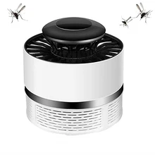 Противомоскитная лампа без химикатов с питанием от USB УФ светодиодный светильник фотокатализатор насекомых Ловушка муха с вентилятором всасывания для детей