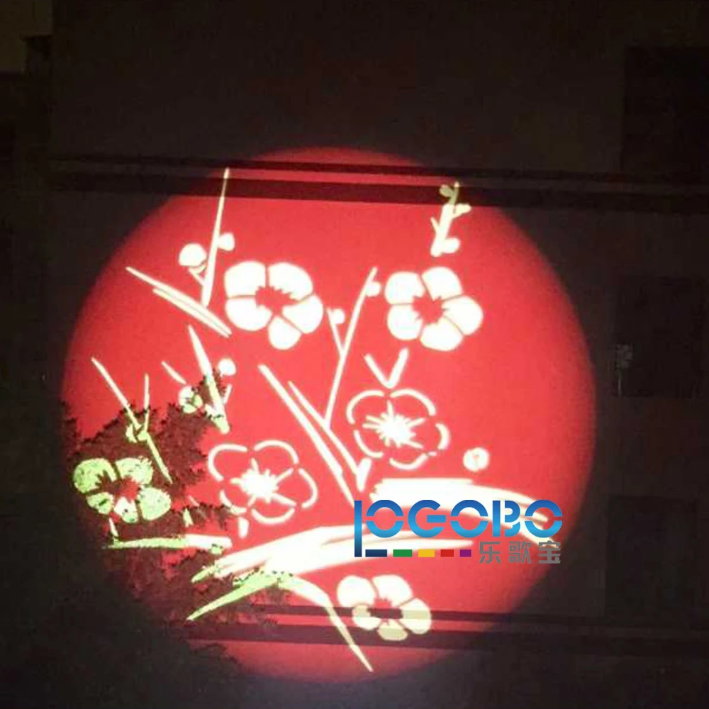 2x30 Вт светодиодный проектор с логотипом Gobo на заказ стеклянные Рождественские огни проектор наружное освещение для событий