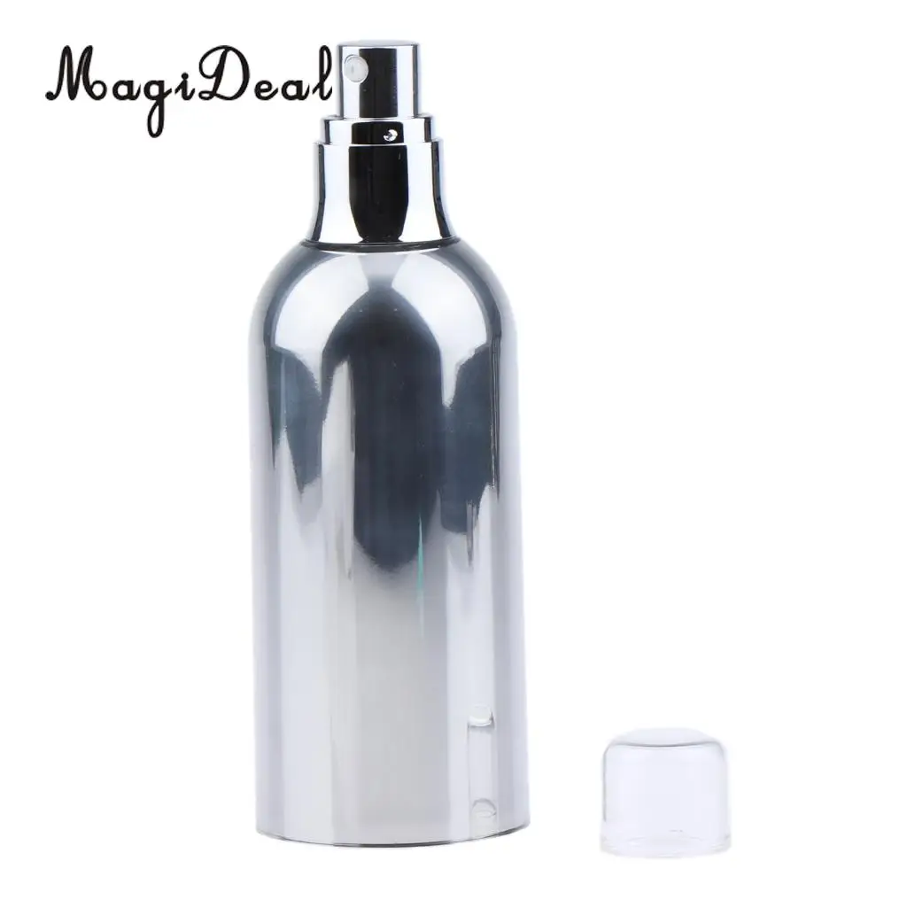 Empty Face Makeup Cream Container Airless Pump Spray Lotion Bottle Sample Bottle 100ml /50ml for Travel
