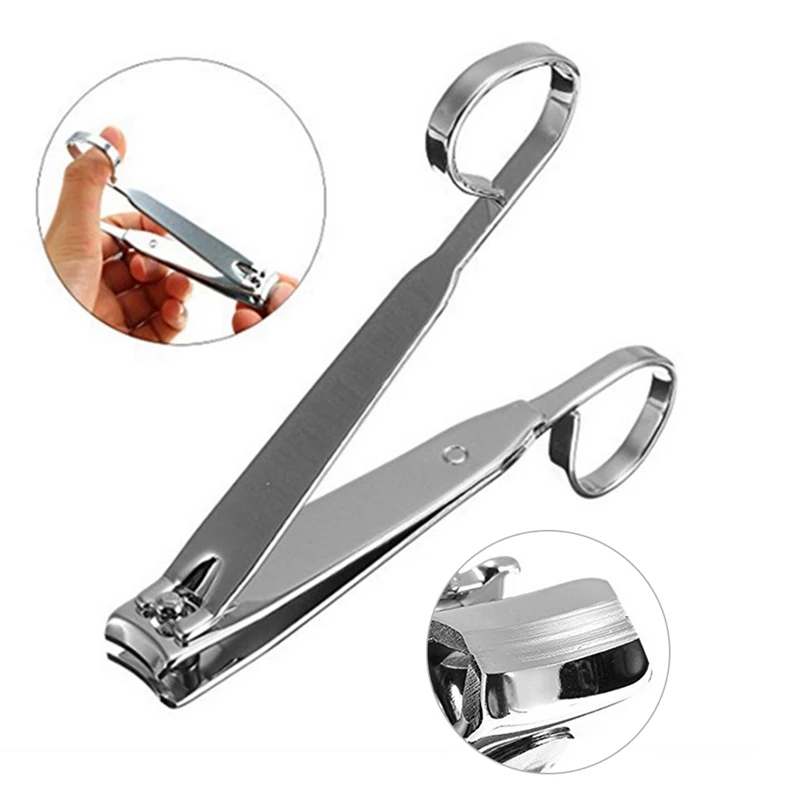 

1 PC Handle Type Nail Clippers Carbon Steel Never Rusts Extreme Hardness Nail Clipper Portable Sturdy Lightweight Nail Scissors