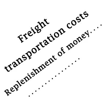 

RY659644982CN Replenishment of money , Logistics costs,Freight.............