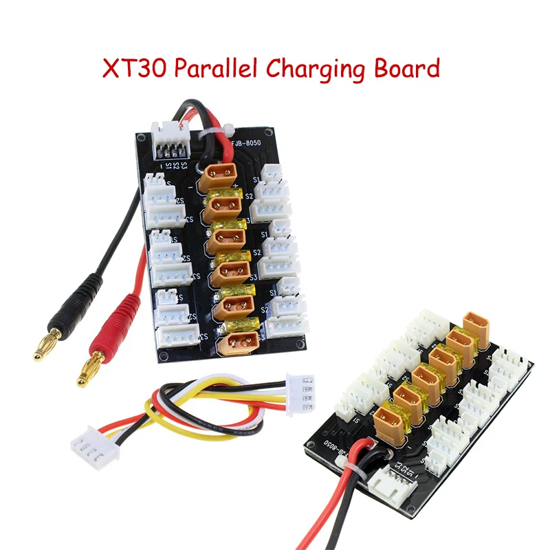 2 шт. модернизированная XT30 параллельная зарядная плата 1S 2S 3S LiPo батареи для IMAX B6