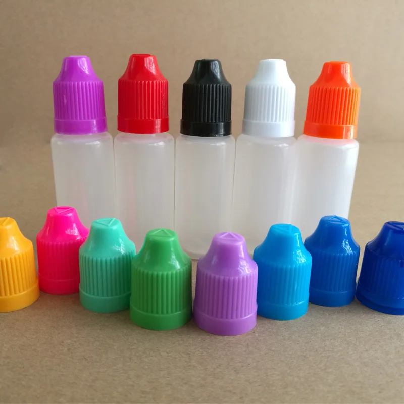 15ml PE Plastic dropper Bottles, Soft Dropper Bottle with CHILD Proof