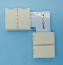 

50pcs/lot 10mm width 3pin led strip middle connectors L shape without soldering
