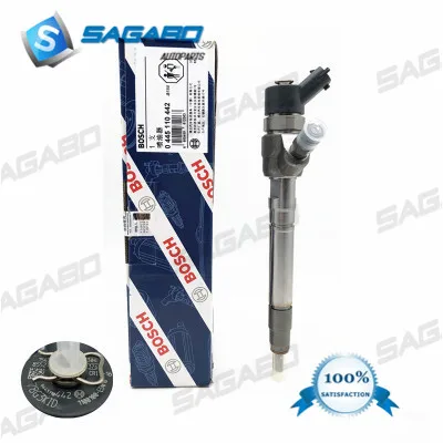 4 шт. настоящий инжектор 0445110442 топлива common rail Инжектор