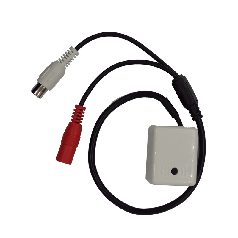 Evolylcam мини аудио Микрофон для DVR камера наблюдения системный кабель CCTV Микрофон звуковое сигнальное устройство широкий диапазон Высокочувствительный