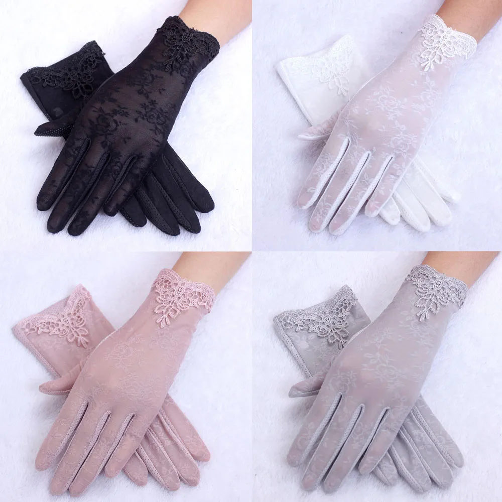 NewBest Selling Women's Summer UV Proof Driving Gloves Gloves Lace