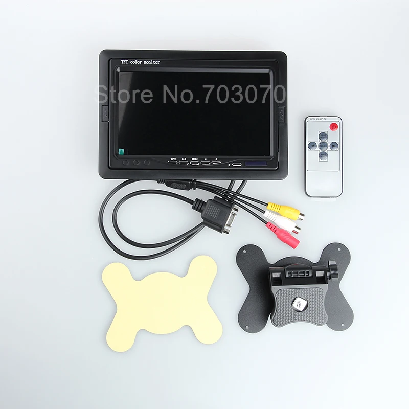 Автомобильный парковочный монитор Gision VGA 7 дюймов цветной tft дисплей hd заднего