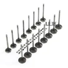 16 Pcs Cam Motor Kit de Admissão e Válvula de Escape Para VW GTI GLI AUDI A3 A4 Q5 SKODA ASSENTO 2.0 TFSI DOHC 16 V