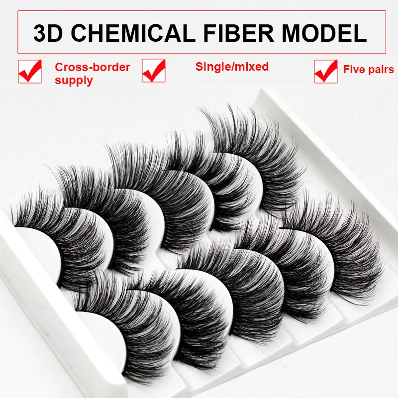3d ручной работы ресницы Синтетические накладные стереоскопический хлопок