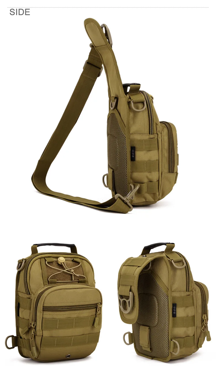 7 цветов 600D Спорт на открытом воздухе плечо Военная походная тактическая Сумка для кемпинга охотничий рюкзак практичная нагрудная сумка XA917WD