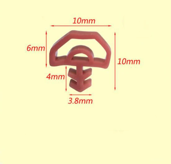5 м силиконовая уплотнительная полоса с изображением деревянной двери и окна уплотнитель - Цвет: brown