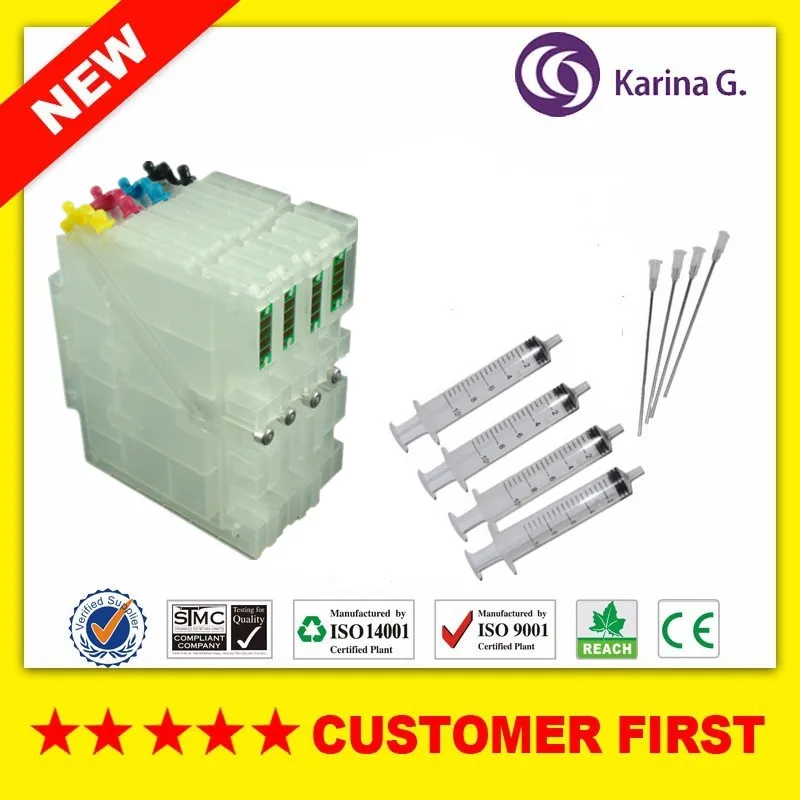 4X для gc41 многоразового картриджа для Ricoh SG2100N SG3100 SG3110DNW SG3100SNW SG3110DN SG3110SFNW с чипом автоматического сброса