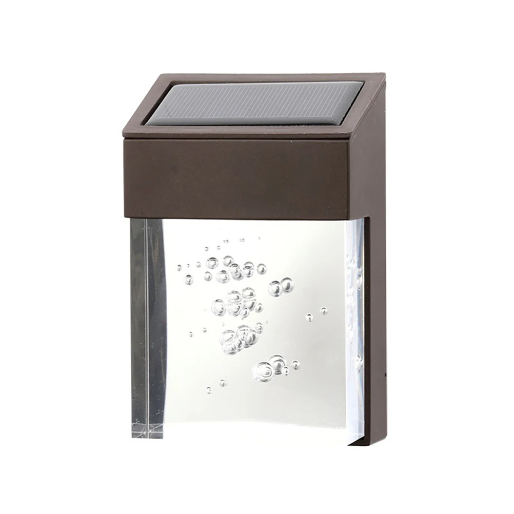 

LED Solar Wall Lamp Outdoor Wall Light Control Motion Sensor Light Lighting Auto On for Door Deck Garden Fence Garage Stairways
